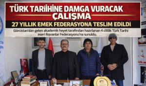 Gürcistan’dan Gelen Türk Tarihçileri Rışvanlar Federasyonu’nda Ağırlandı